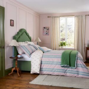 Joules Come Rain Or Shine 100% Cotton Duvet Cover Set Including Pillowcase - Multi