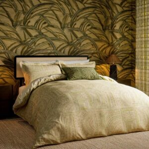 Harlequin Frescoes Duvet Set - Sandstone & Olivine