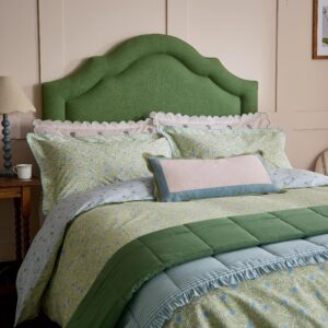 Alternative view of Joules Trailing Ditsy 100% Cotton Duvet Cover Set Including Pillowcase - Green