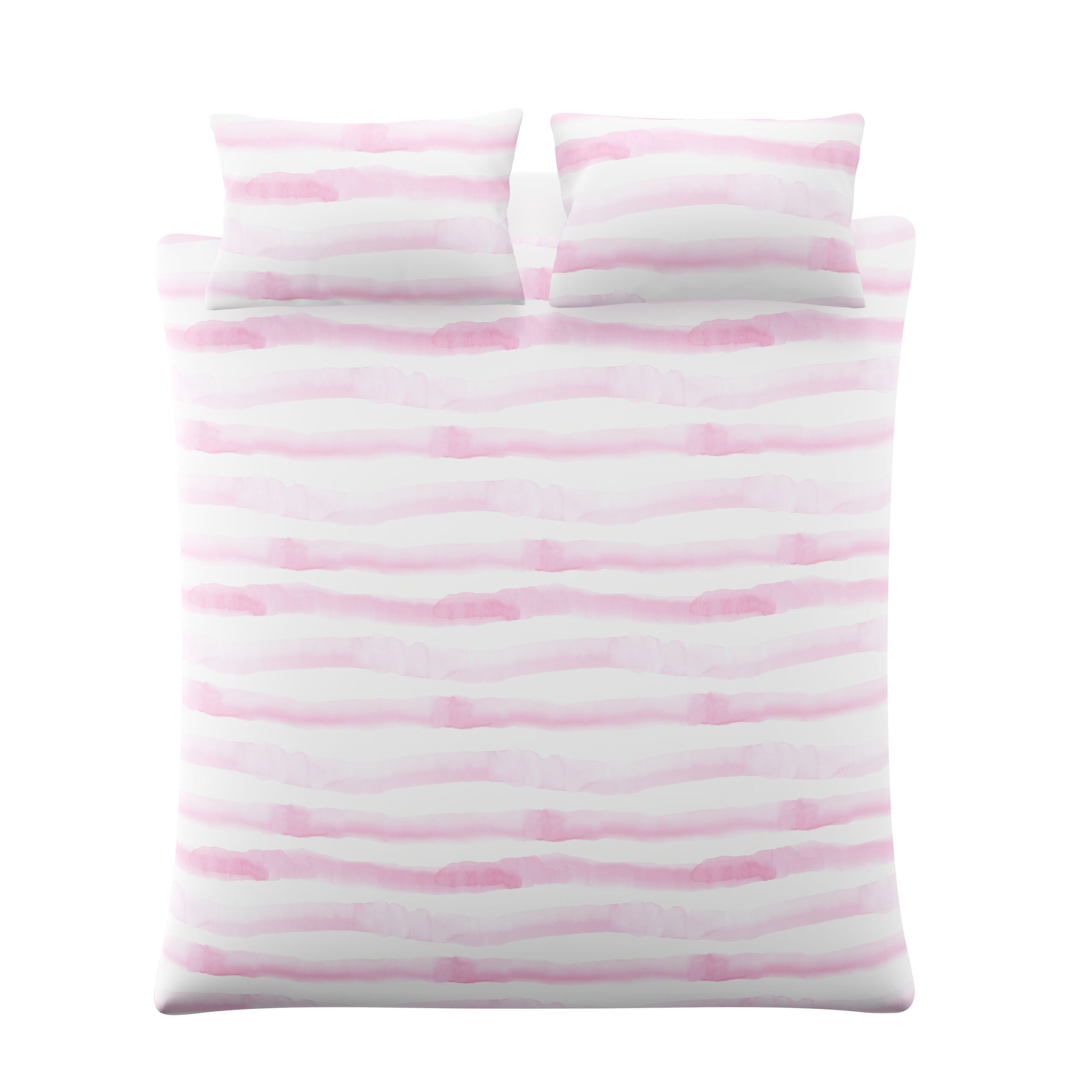 Bluebellgray Abstract 100% Cotton Sateen Duvet Cover Set - Fuchsia - Image 7