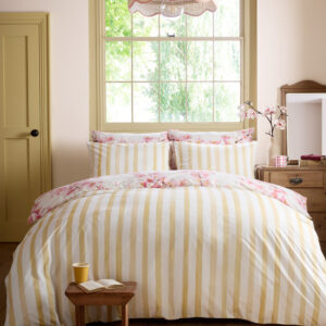 Alternative view of Bluebellgray Cherry Blossom 100% Cotton Duvet Cover Set - Pink