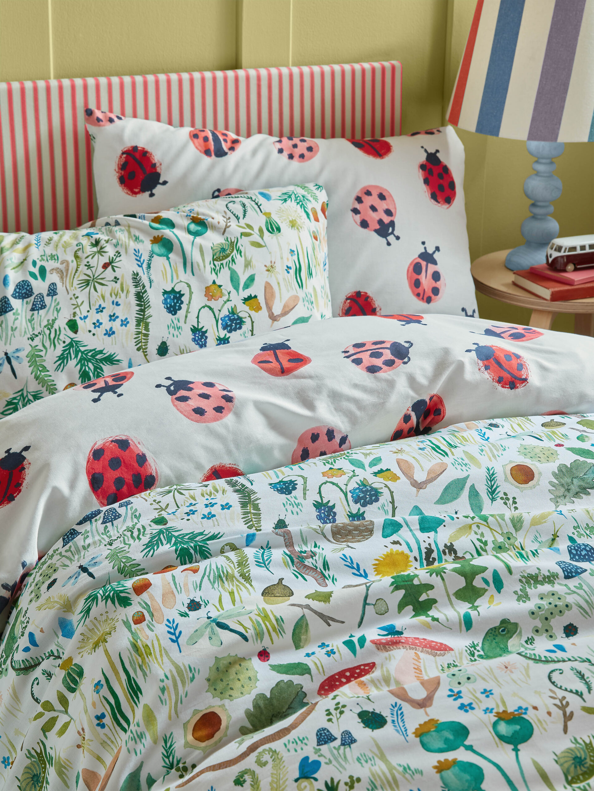 Wee Blue Bell Garden Explorer 100% Cotton Duvet Cover Set - Multi - Image 3