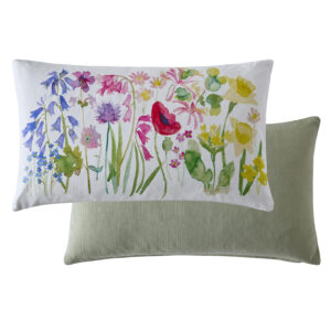 Alternative view of Bluebellgray Isolation Garden Microfibre Filled 100% Cotton Cushion 30 x 50cm - Multi
