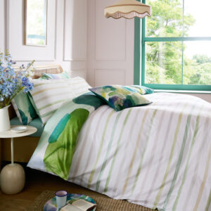 Alternative view of Bluebellgray Lochaber  100% Cotton Sateen Duvet Cover Set - Sea