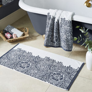 Alternative view of William Morris At Home Marigold 100% Cotton Towels - Prussian Blue