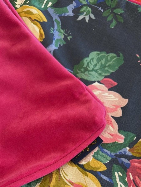 SOPHIE ROBINSON Floral Bloom Midnight Filled Piped Scatter Cushion 43 x 43cm - Image 3