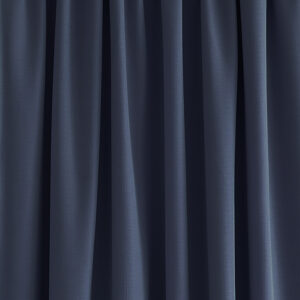 Alternative view of Laura Ashley Stephanie Blackout Tape Top Curtains In Midnight - Half Price Sale