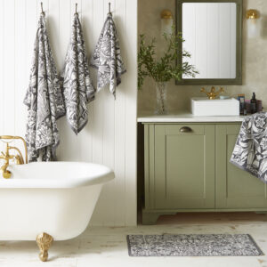 William Morris At Home Sunflower 100% Cotton Towels - Iron