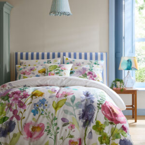 Bluebellgray Tetbury 100% Cotton Duvet Cover Set - Spring