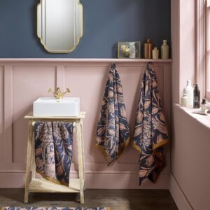 William Morris At Home Wild Tulip 100% Cotton Towels - Copper