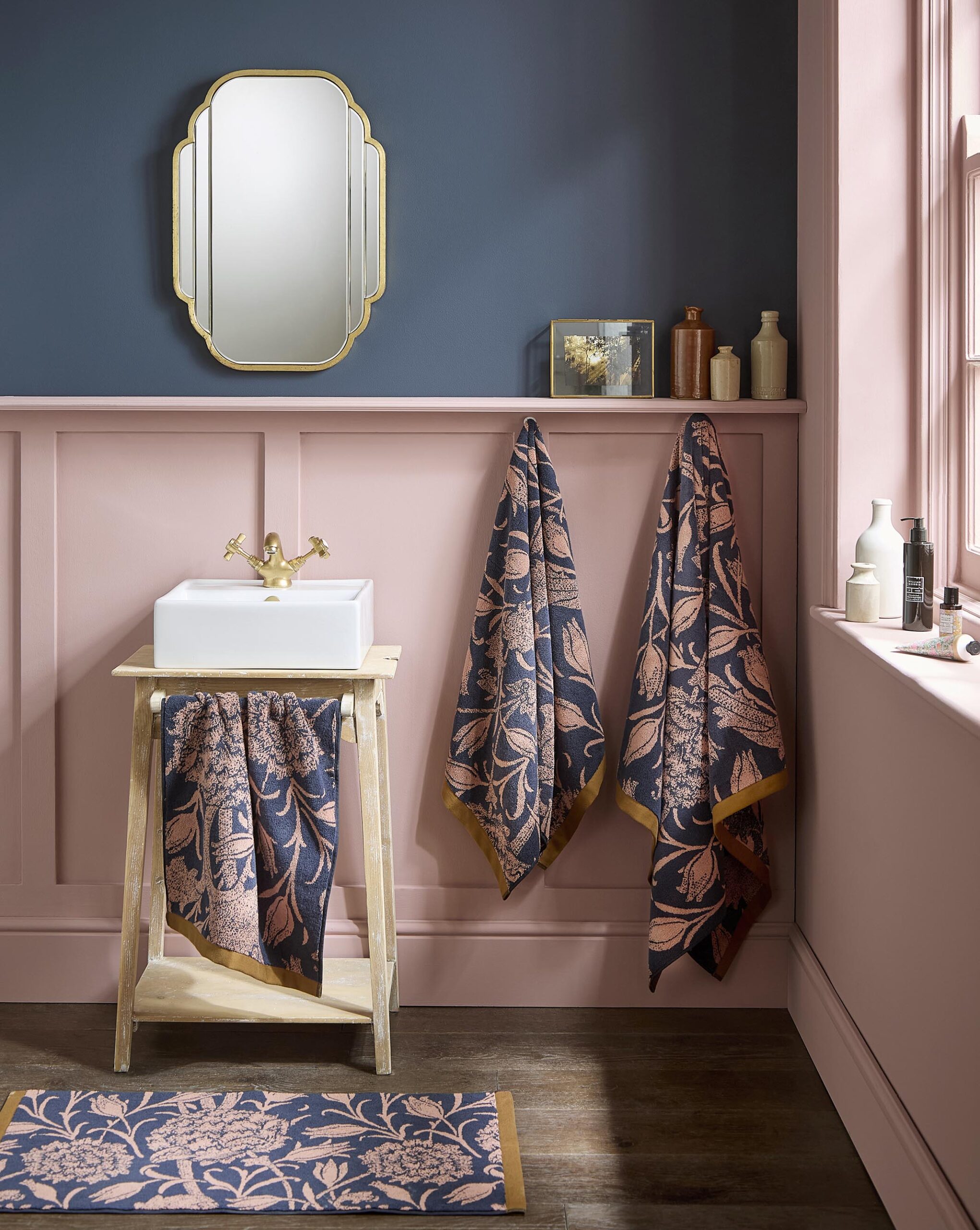William Morris At Home Wild Tulip 100% Cotton Towels - Copper