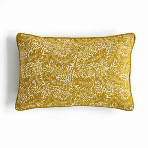 Alternative view of William Morris At Home Larkspur Filled Cushion 40 x 60cm - Turmeric