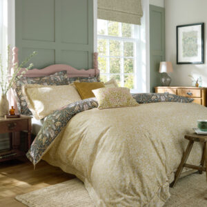 Alternative view of William Morris At Home Spring Thicket 100% Cotton Sateen Duvet Cover Set - Mineral