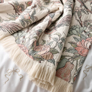 Historic Royal Palaces Hampton Jacquard 100% Cotton Throw 130 x 170cm - Multi
