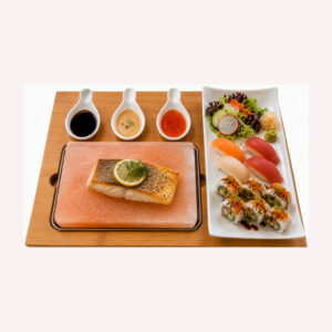 Himalayan Cooking Salt Stone Set with Spoons