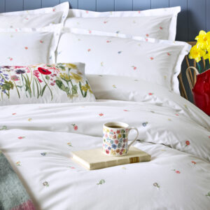 Alternative view of Bluebellgray Daisy Embriodery 100% Cotton Duvet Cover Set - Multi