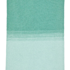 Bluebellgray Lochside Knitted Throw 130x170cm - Atlantic Green