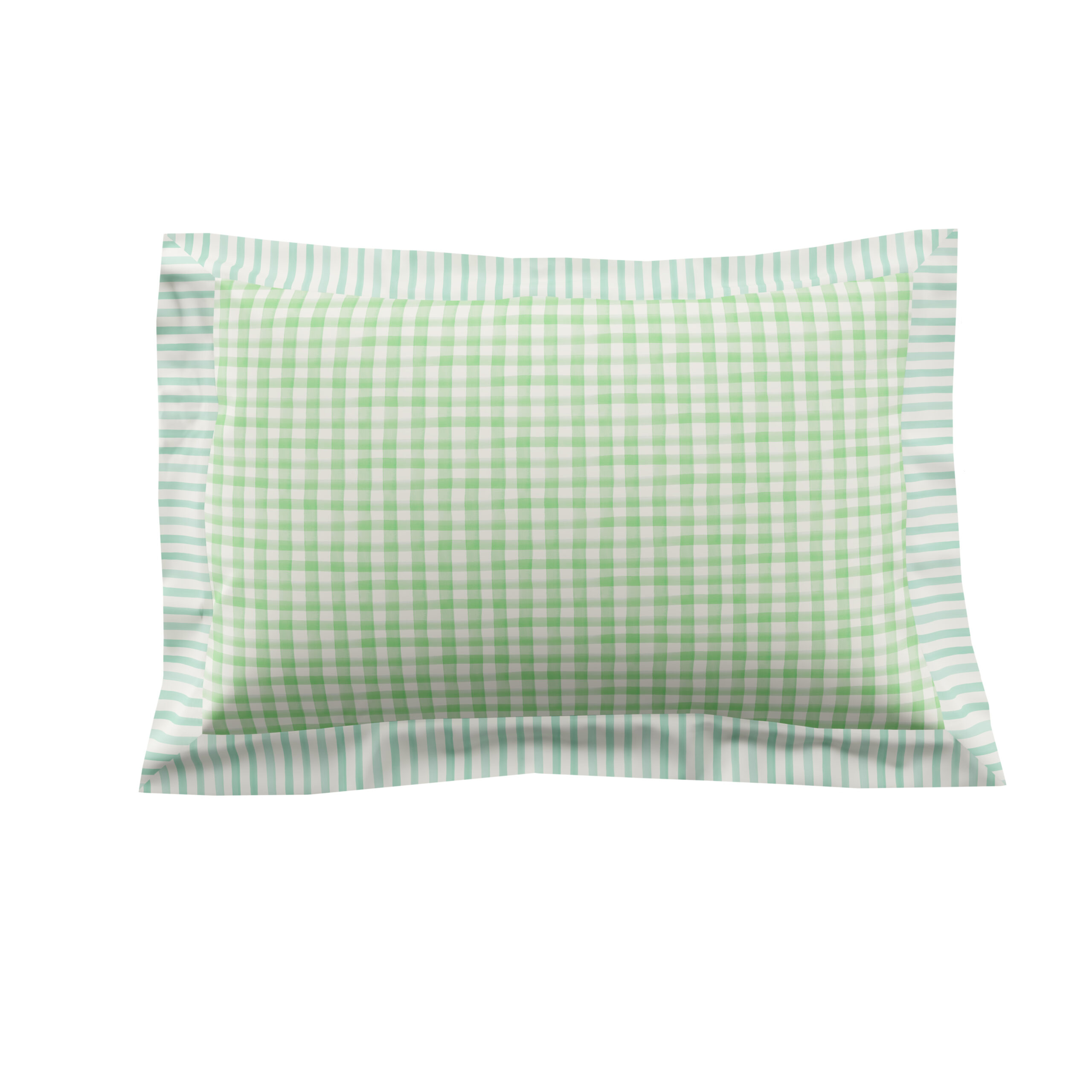 Bluebellgray Sunday Stripe 100% Cotton Duvet Cover Set - Botanical Green - Image 7