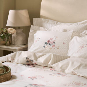 Alternative view of Sophie Allport Vintage Rose 100% Cotton 200 Thread Count Duvet Cover Set – Pink Natural