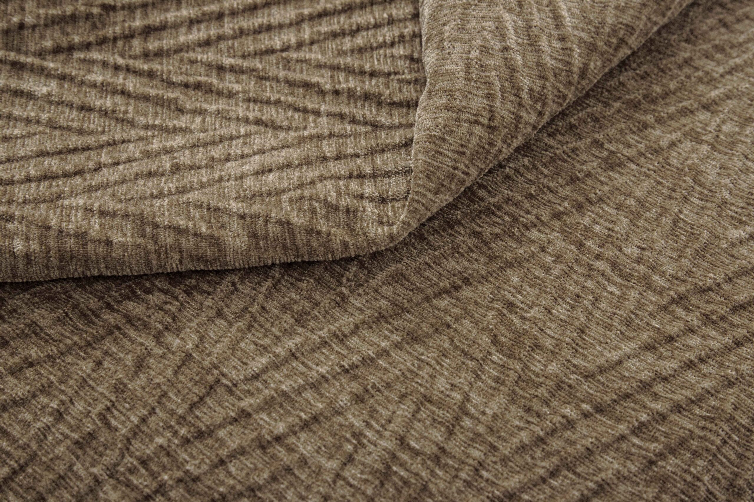 London Thermal Herringbone Eyelet Header Lined Curtains - Oatmeal - Image 6