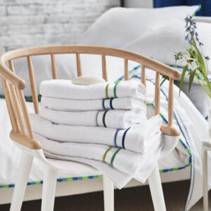 Alternative view of Designers Guild Astor 100% Cotton 640gsm Bathroom Towel Set (3) In Emerald Green- SALE